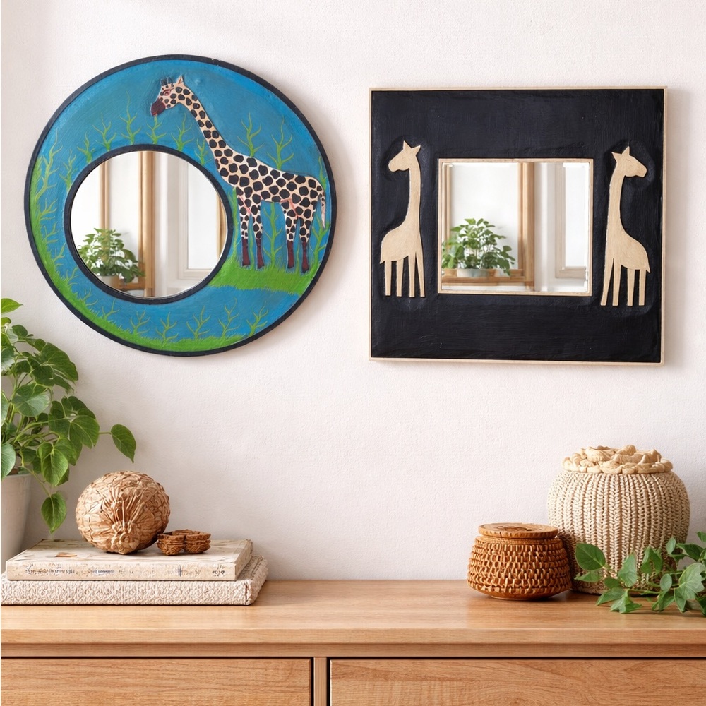 Hand-Painted Giraffe Mirrors – Whimsical & One-of-a-Kind - Picture 16 of 16